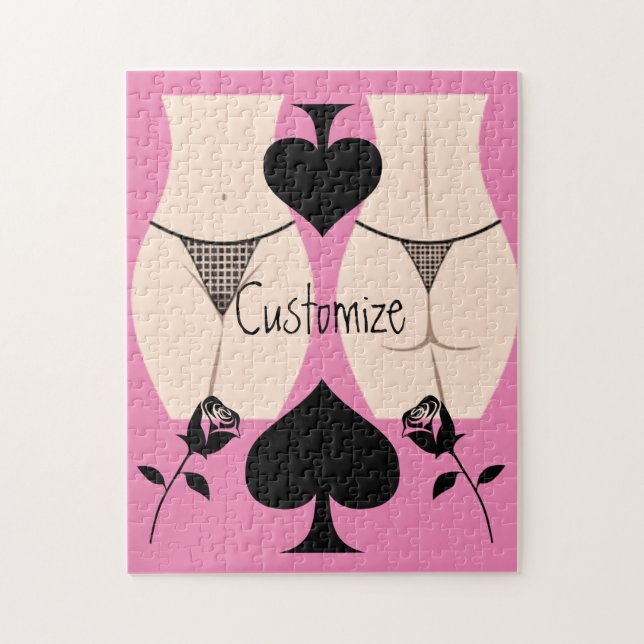 Thong Panty Spade Thunder_Cove Jigsaw Puzzle (Vertical)