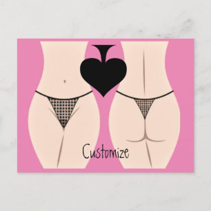 Thong Panty Spade Thunder_Cove Postcard