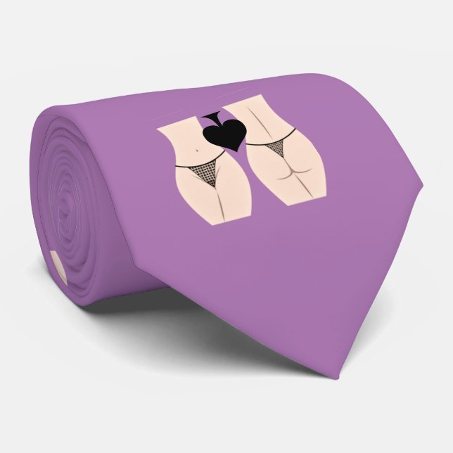 Thong Panty Spade Thunder_Cove Tie (Rolled)
