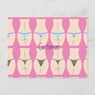 Thong Panty Thunder_Cove Postcard