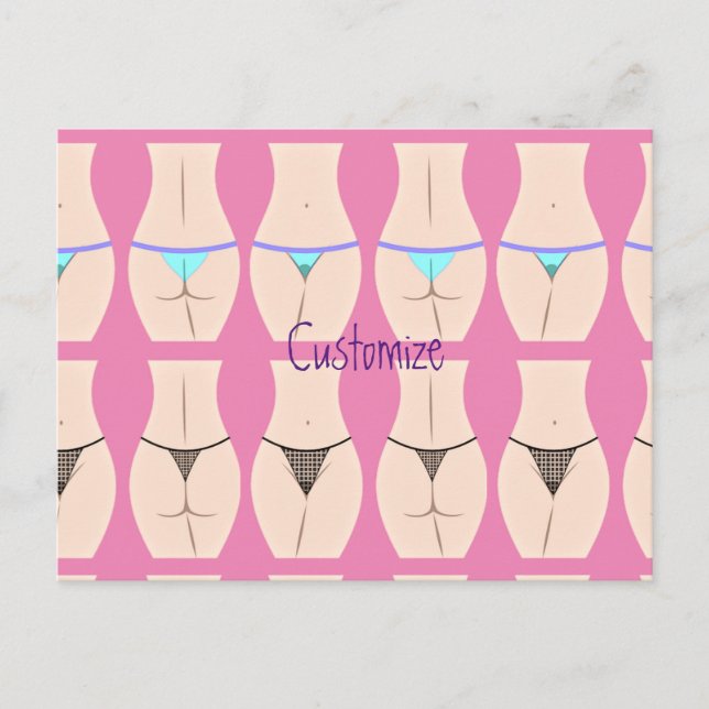 Thong Panty Thunder_Cove Postcard (Front)