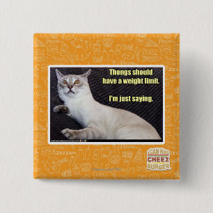 Thongs should have a weight limit. 15 cm square badge