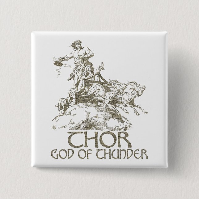 Thor 15 Cm Square Badge (Front)