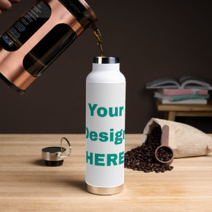 Thor Copper Vacuum Insulated Bottle White 22 oz