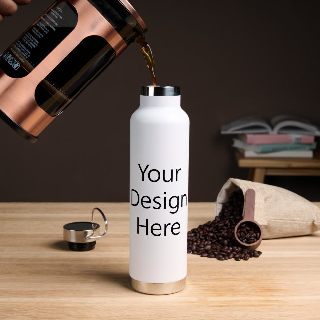 Thor Copper Vacuum Insulated Bottle White 22 oz (Coffee (Rotated))