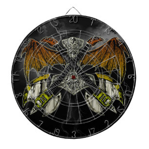 Thor Hammer of the Gods Guitars Dartboard