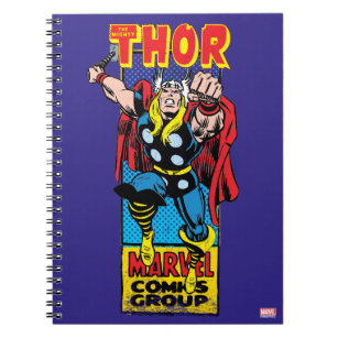 Thor Retro Comic Graphic Notebook