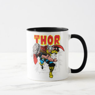 Thor Retro Comic Price Graphic Mug