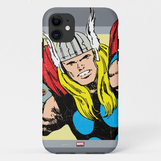 Thor Retro Graphic Case-Mate iPhone Case (Back)
