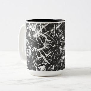 Thor — Storm‑Hammered God of Thunder Two-Tone Coffee Mug