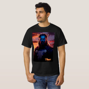 THOR VIKING Basic Dunkles T-Shirt