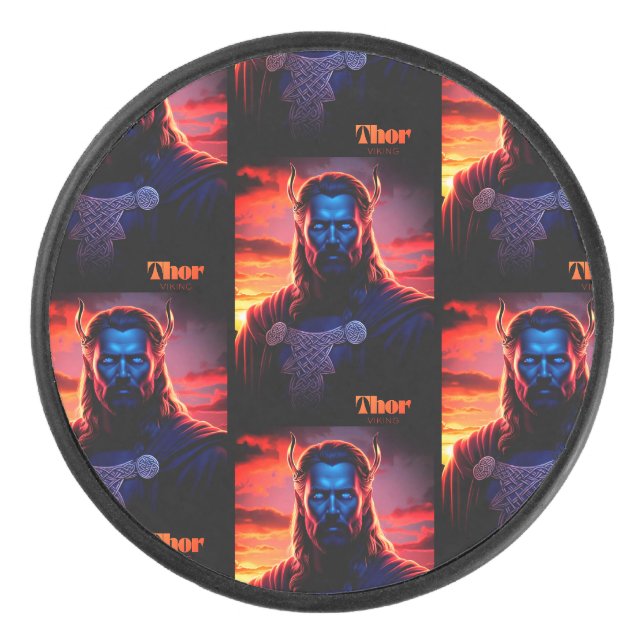 THOR VIKING HOCKEY PUCK (Front)