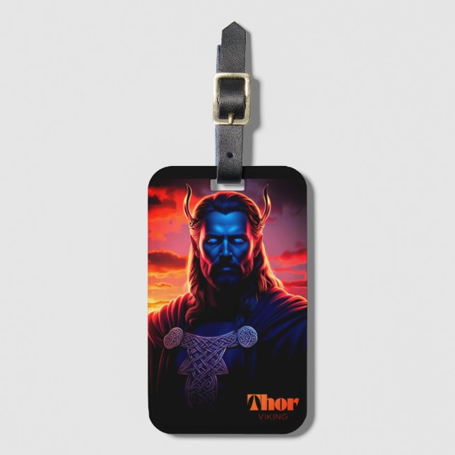 THOR VIKING LUGGAGE TAG (Front Vertical)