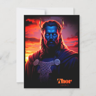 THOR VIKING POSTCARD