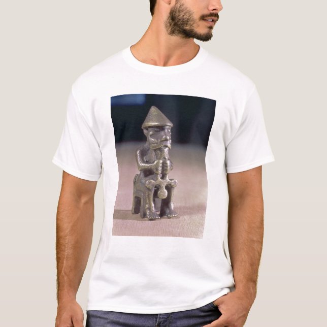 Thor with a hammer, statuette found in Iceland T-Shirt (Front)