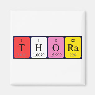 Thora periodic table name magnet