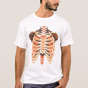 Thoracic skeleton halloween T-Shirt