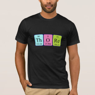 Thore periodic table name shirt