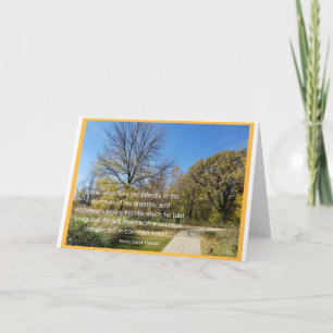 Thoreau: Dreams+Action Lead to Unexpected Success Card