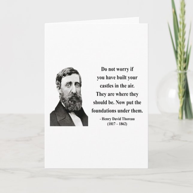 Thoreau Quote 2b Card (Front)