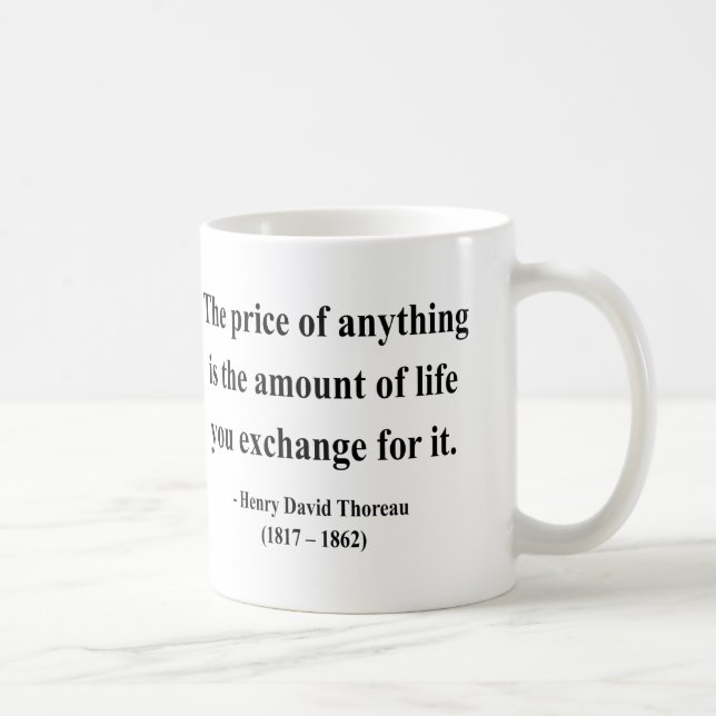 Thoreau Quote 6a Coffee Mug (Right)