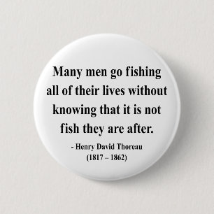 Thoreau Quote 8a 6 Cm Round Badge
