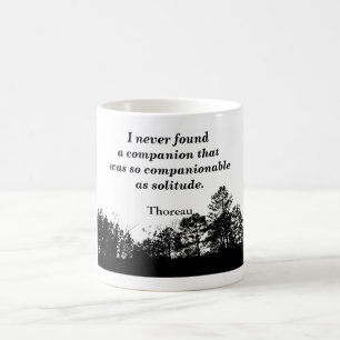 Thoreau quote - coffee mug