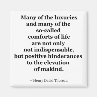 Thoreau Quote Magnet