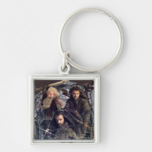 Thorin, Kili, and Balin Graphic Key Ring