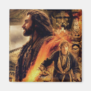 THORIN OAKENSHIELD™ and BILBO BAGGINS™ in Erebor Magnet