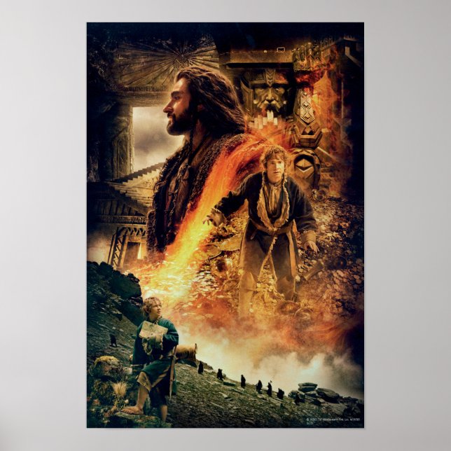 THORIN OAKENSHIELD™ and BILBO BAGGINS™ in Erebor Poster (Front)