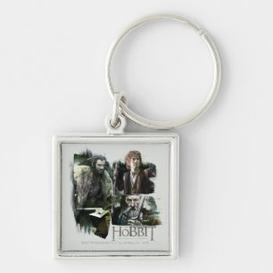 THORIN OAKENSHIELD™, BILBO BAGGINS™, & Gandalf Art Key Ring