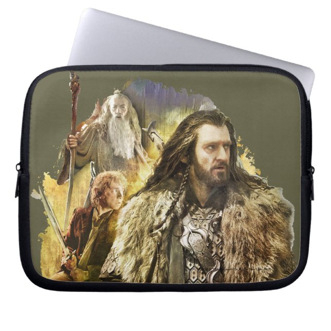 THORIN OAKENSHIELD™, BILBO BAGGINS™, Gandalf Laptop Sleeve (Front)