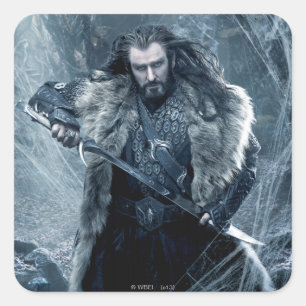 THORIN OAKENSHIELD™ Character Poster 3 Square Sticker