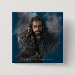 THORIN OAKENSHIELD™ Illustration 15 Cm Square Badge