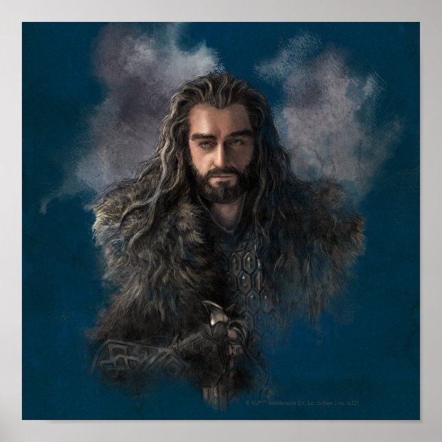 THORIN OAKENSHIELD™ Illustration Poster (Front)