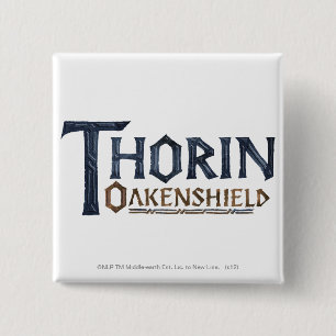 THORIN OAKENSHIELD™ Logo Blue 15 Cm Square Badge