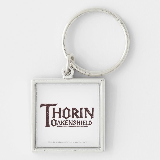 THORIN OAKENSHIELD™ Logo Brown Key Ring (Front)