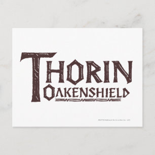 THORIN OAKENSHIELD™ Logo Brown Postcard