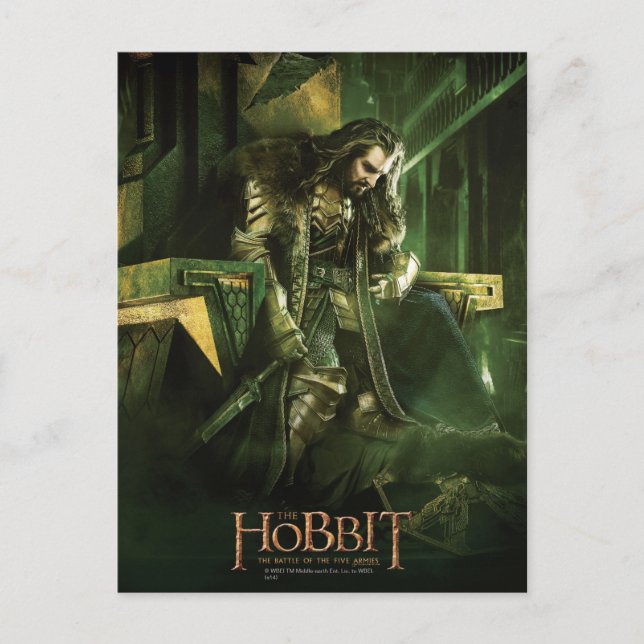 THORIN OAKENSHIELD™ On Throne Postcard (Front)
