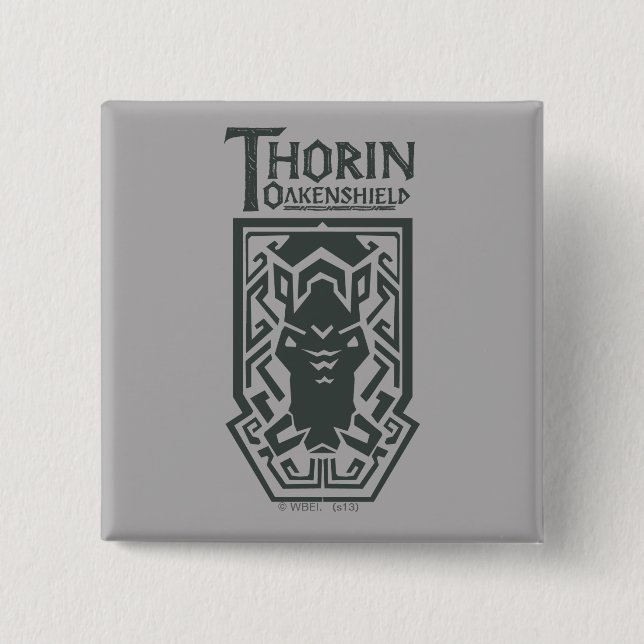 THORIN OAKENSHIELD™ Shield Symbol 15 Cm Square Badge (Front)