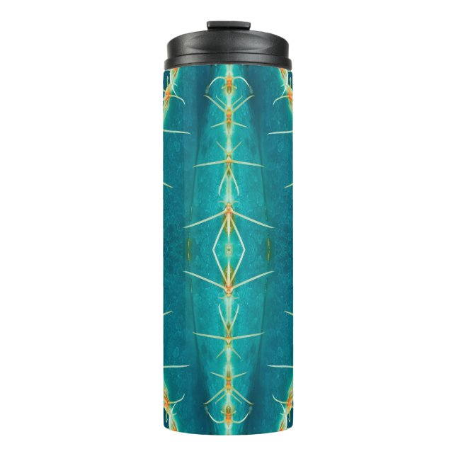 Thorn cactus background,abstract texture pattern f thermal tumbler (Front)