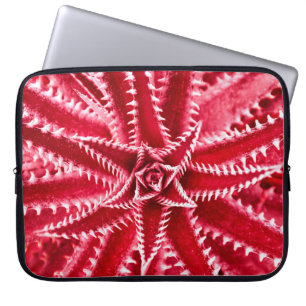 thorn cactus,  natural pattern,  abstract red back laptop sleeve