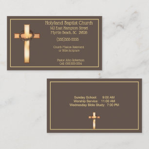   Thorn Crown  Cross Church Business Cards