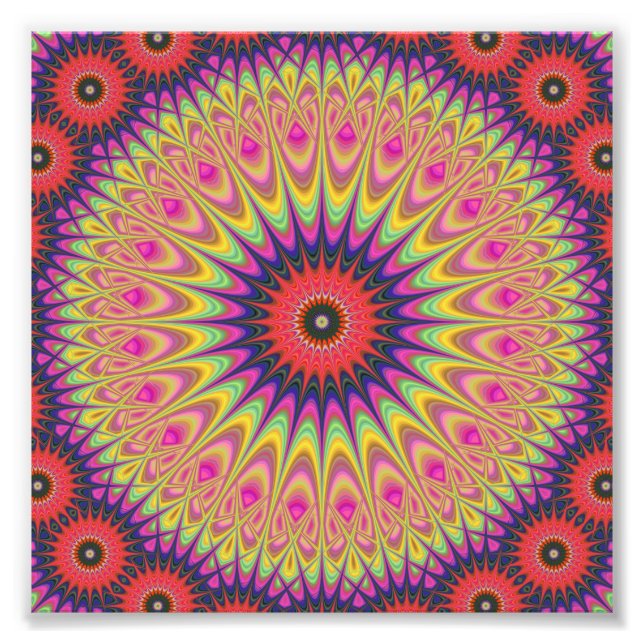 Thorn mandala photo print (Front)