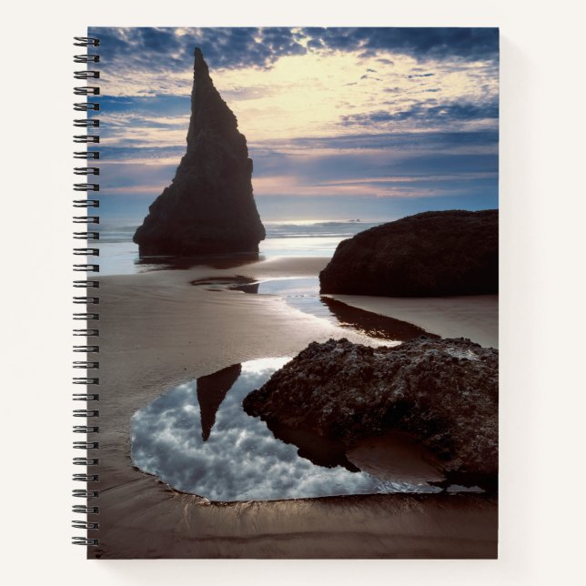 Thorn-Shaped seastack | Face Rock Wayside, OR Notebook (Front)