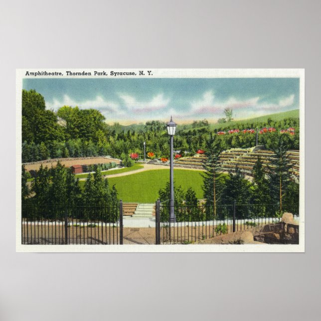 Thornden Park Amphitheater View Poster (Front)