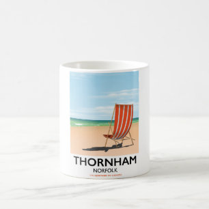 Thornham Norfolk seaside travel poster. Coffee Mug