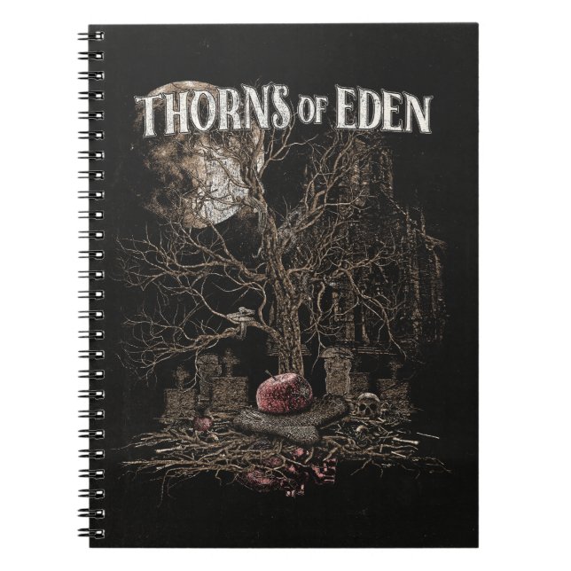 Thorns of Eden - Gothic Streetwear Design Notebook (Front)
