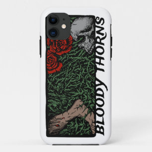 Thorns Skull Roses Feet Mediaeval Coloured Floral iPhone 11 Case
